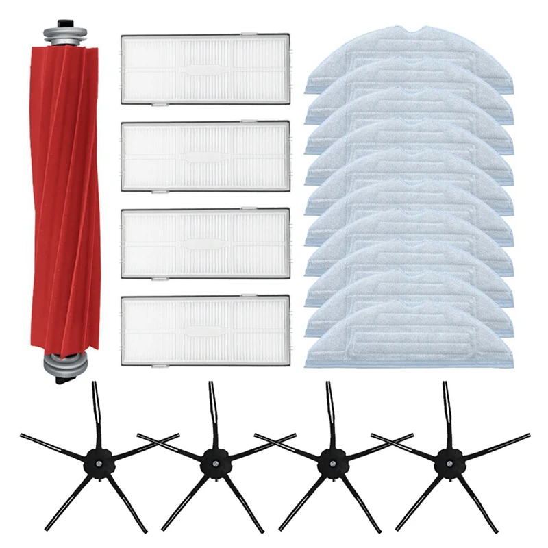 

For Xiaomi Roborock S7 T7 T7S Plus Replacement Parts Main Brush Mop Hepa Filter Side Brush Accessory Vacuum Cleaner Kit