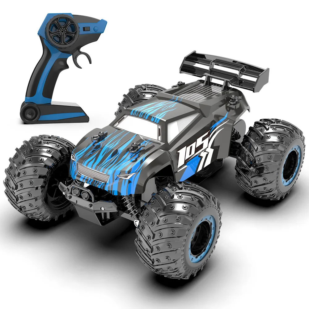 RC Cars 1:18 Scale Remote Control Car Drift 2WD 2.4G Off Road High Speed 15 Km/h Truck LED Headlight Xmas Gifts for Boys Adults