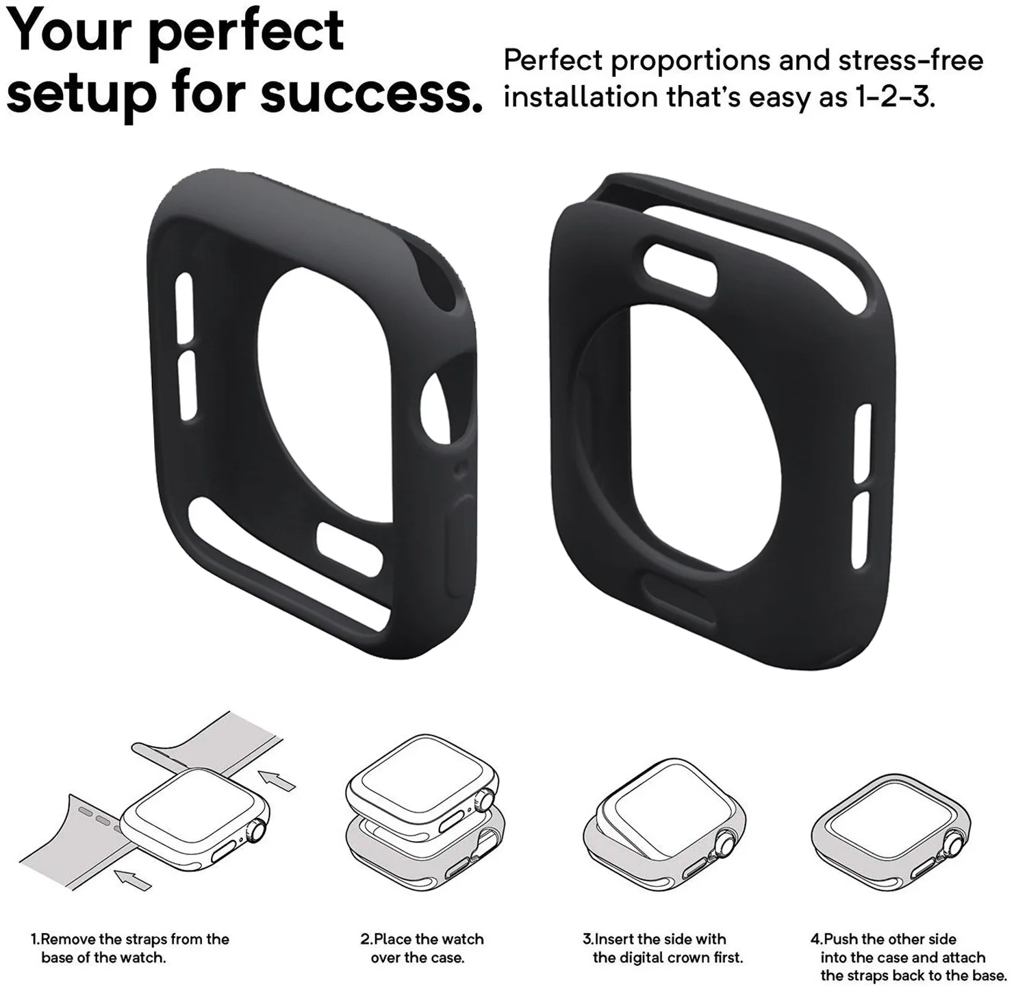 Candy Soft Silicone Case for Apple Watch 3 2 1 42MM 38MM Cover Protection Shell for iWatch 4 5 6 SE 40MM 44MM Watch Bumper