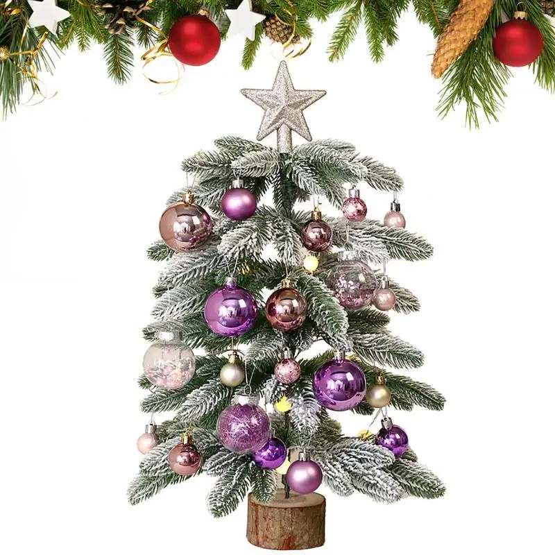 

Миниатюрная Рождественская елка, маленький искусственный Снежный пейзаж из сизаля, архитектура, елки с подсветкой для рождества, DIY настольное украшение