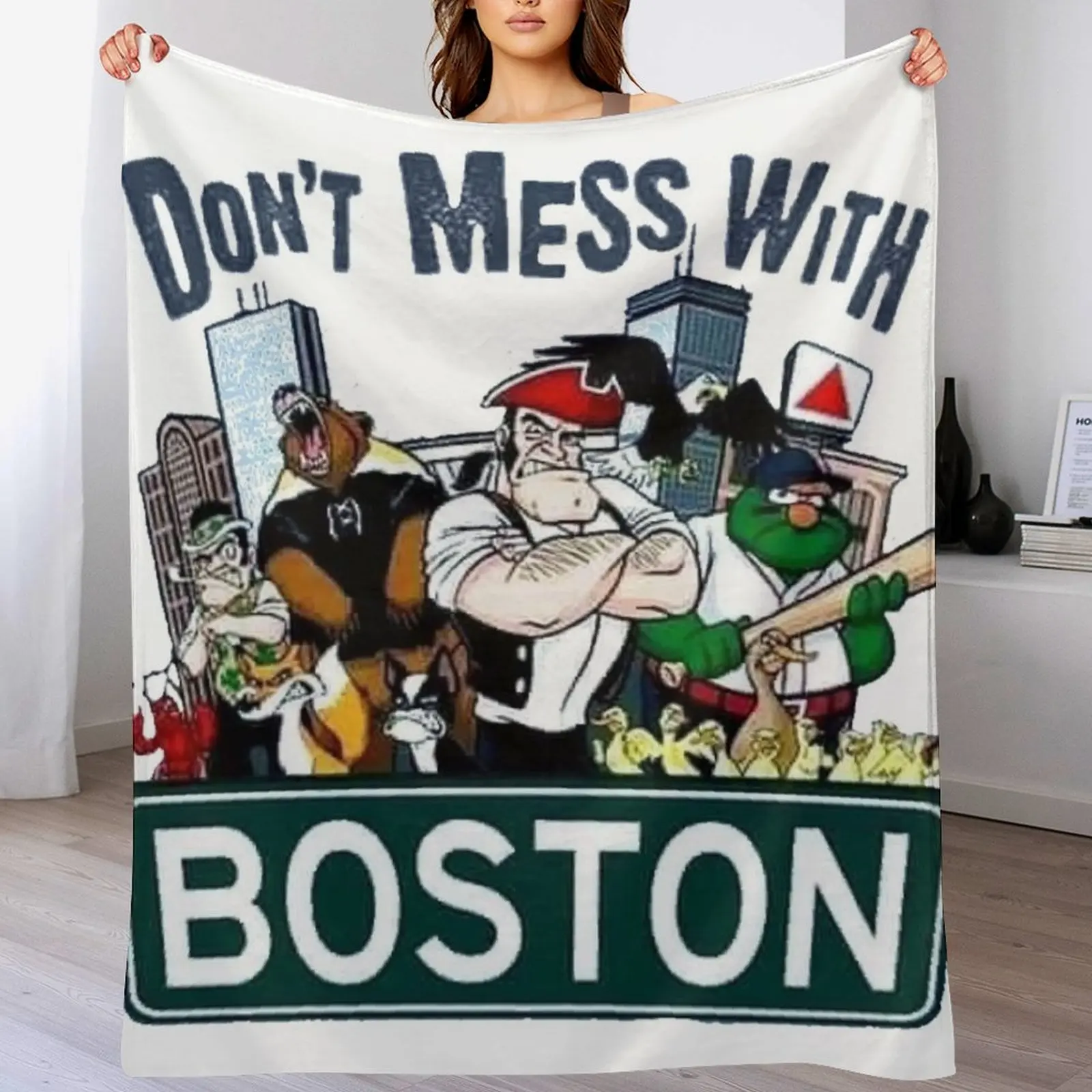 Фото Дона? Теплое легкое одеяло-плед Boston для путешествий и кемпинга №1