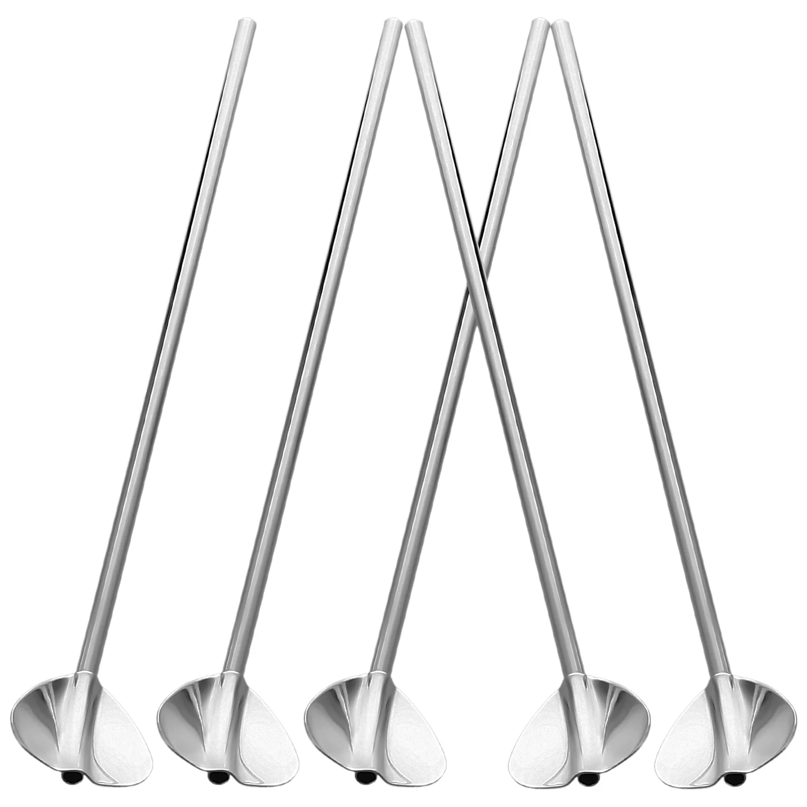 

Spoon Straws Straw Steel Stirring Stainless Metal Coffee Tea Drinking Filter Cocktail Swizzle Stirrer Drink Mixing Sticks