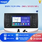 Carplay 4G головное устройство Android 10,0 Автомобильный мультимедийный плеер 7 дюймов навигация для BMW E39 E53 M5 1995-2003 Радио стерео BT GPS Wifi