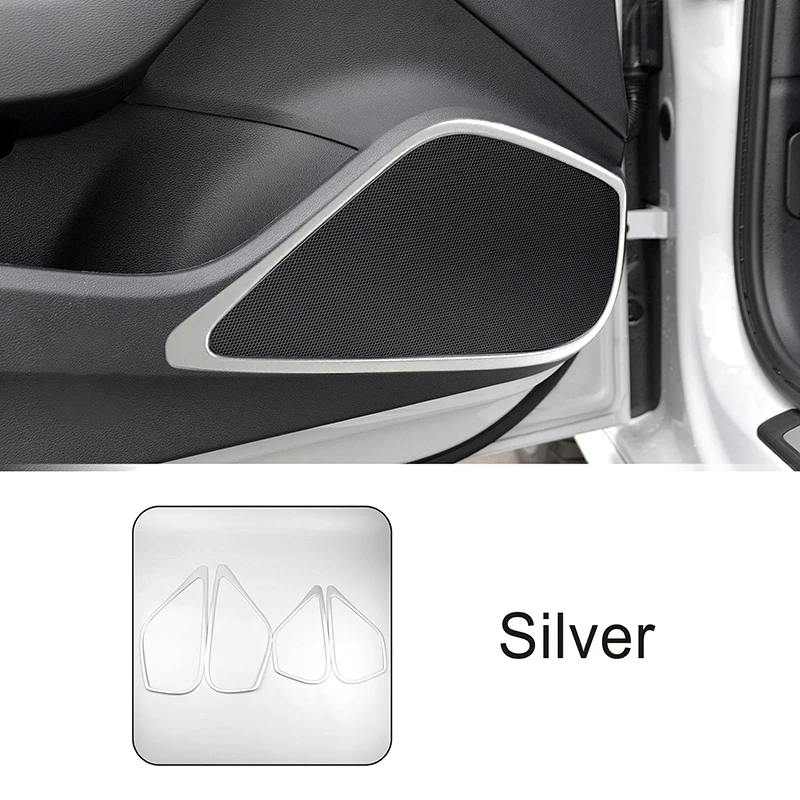 

Автомобильные аксессуары, дверная стереодинамик, панель, аудиосигнал, рамка, украшение, громкоговоритель, внутренняя наклейка, отделка для Audi A3 8V 2013-2019