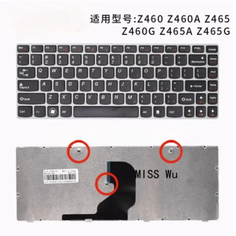 Новая Оригинальная клавиатура для ноутбука Lenovo IdeaPad U310 U410 z460a z465g Z460 u460 u460a z465 z460g