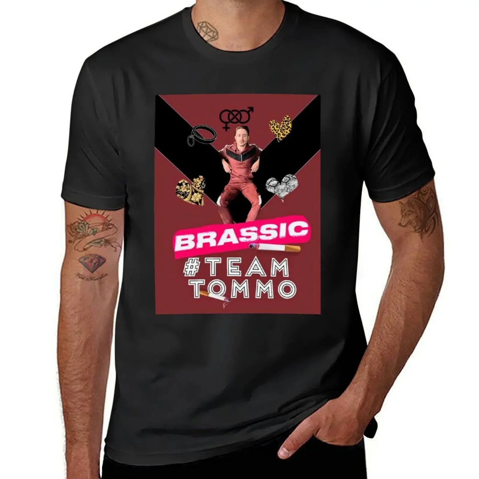 Brassic - Team Tommo футболка аниме вещи футболки мужские для мужчин с графикой