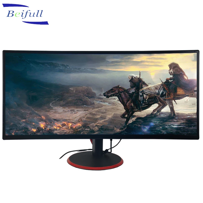 

200Hz Ultra Wide 35 Inch AMVA Panel Display 3000R 2560*1080 Frameless computer Monitor Curved