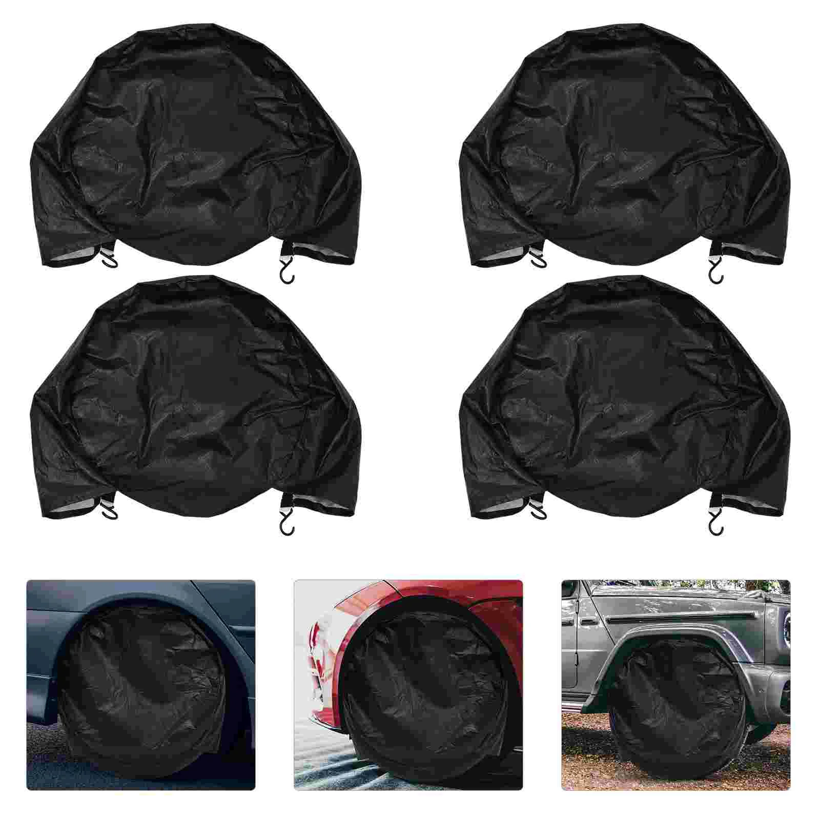 

Covers Tire Wheel Trailer Cover Rv Travel Motorhome Protection Waterproof Utility Tyre Spare Sun Car