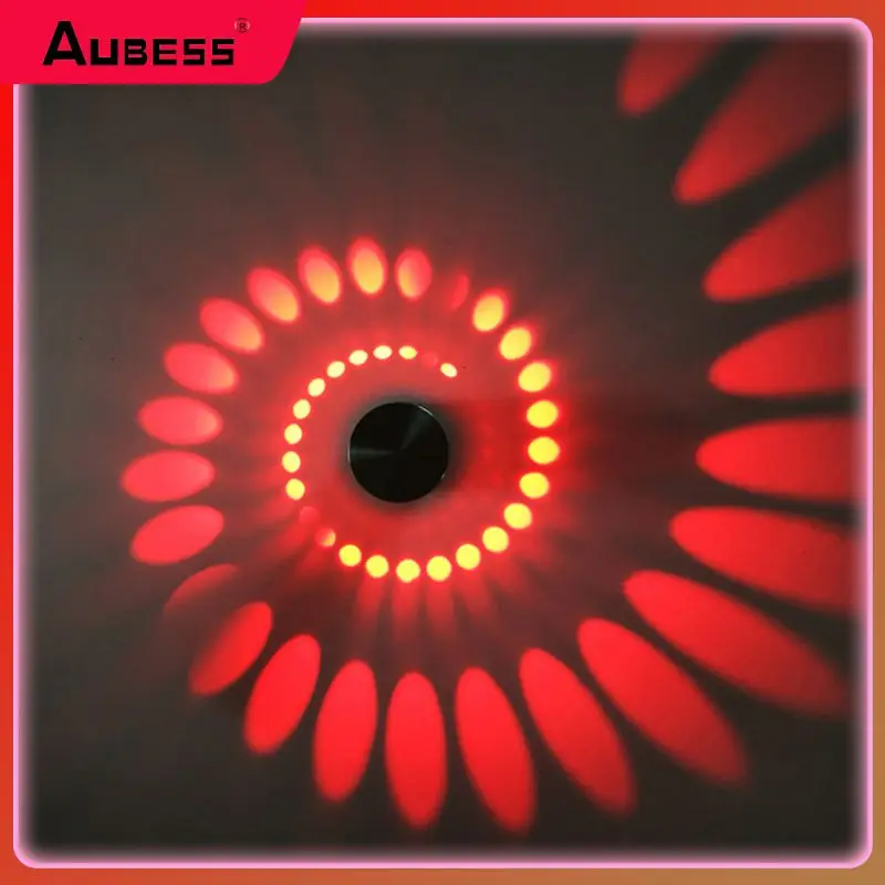 

Spiral Hole LED Wall Light Effect Wall Lamp Colorful Concealed Wall Lamp Wall Lamp For Party Bar Lobby KTV Home Decoration