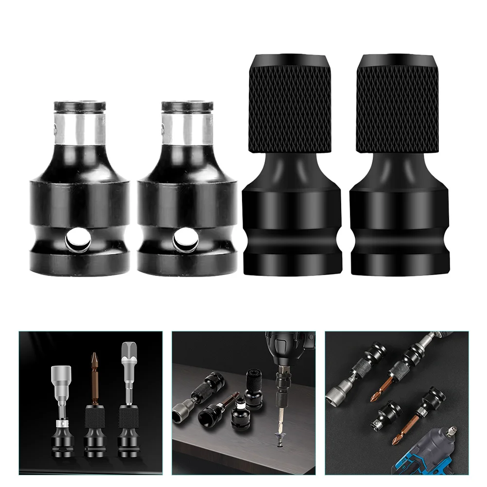 

4 шт., набор адаптеров для головок, дрель, ударный гайковерт, насадки из хром-ванадиевой стали, конверсионные головки для механики своими руками