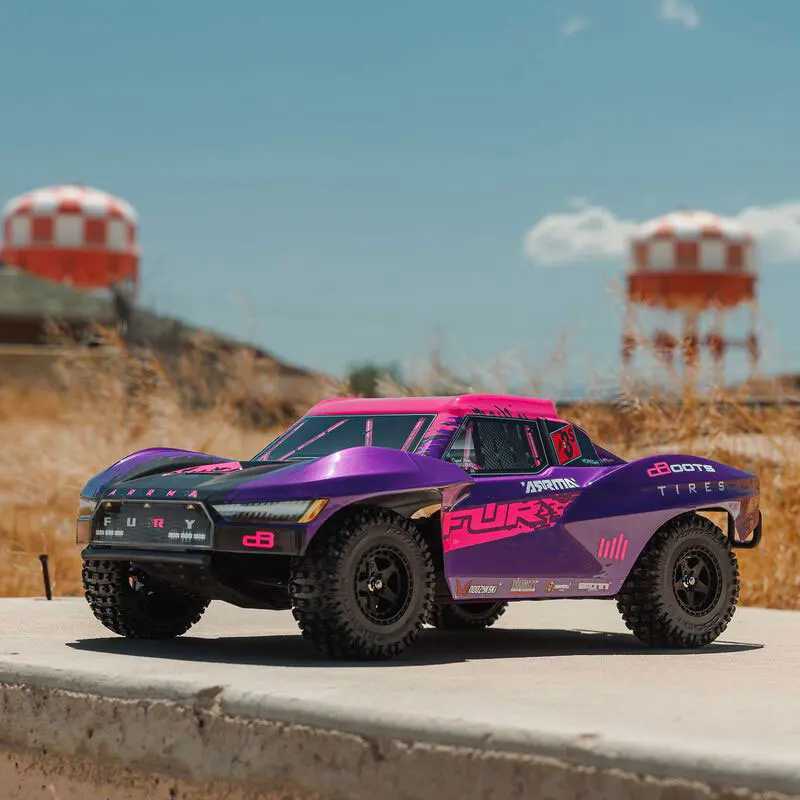 Фото ARRMA 1/10 ARA3521 FURY Бесщеточная версия 2/3S задний привод короткая карта RTR RC электрическая модель автомобиля с дистанционным управлением №1