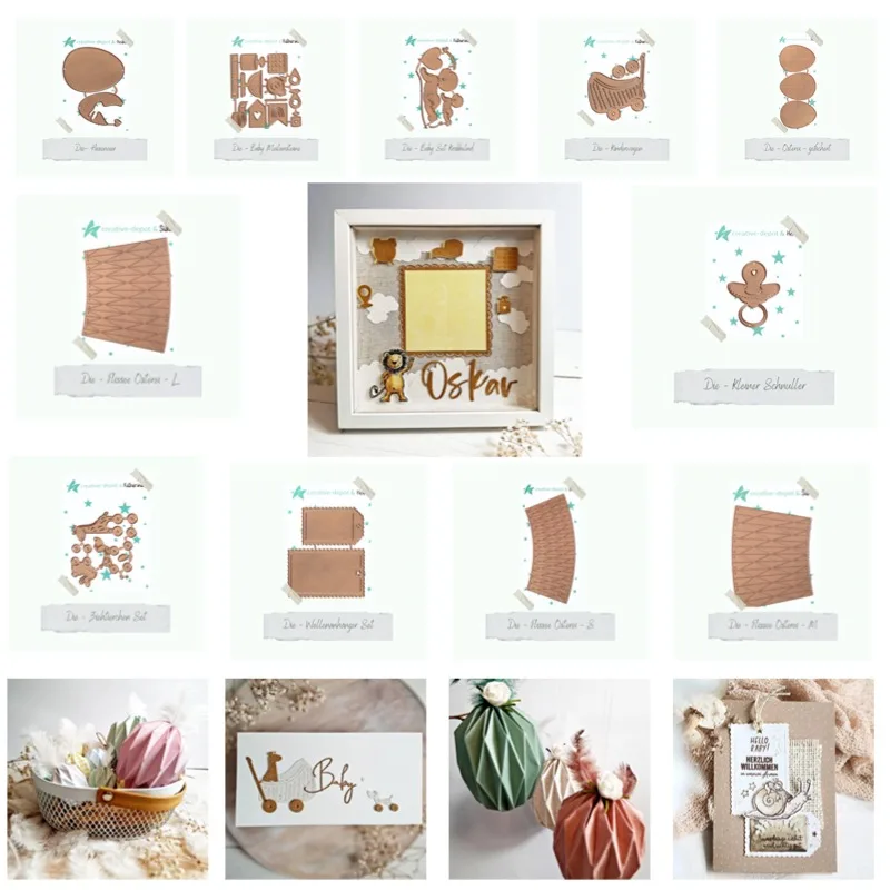 2025 металлическое пасхальное яйцо волна животное собака кролик вырубные штампы