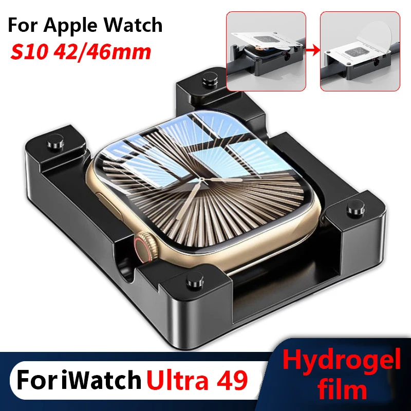 Easy Install Hydrogel Film For Apple Watch Series 10 42MM46MM Soft Anti-Scratch Screen Protector iWatch Ultra 49mm 45mm 44mm