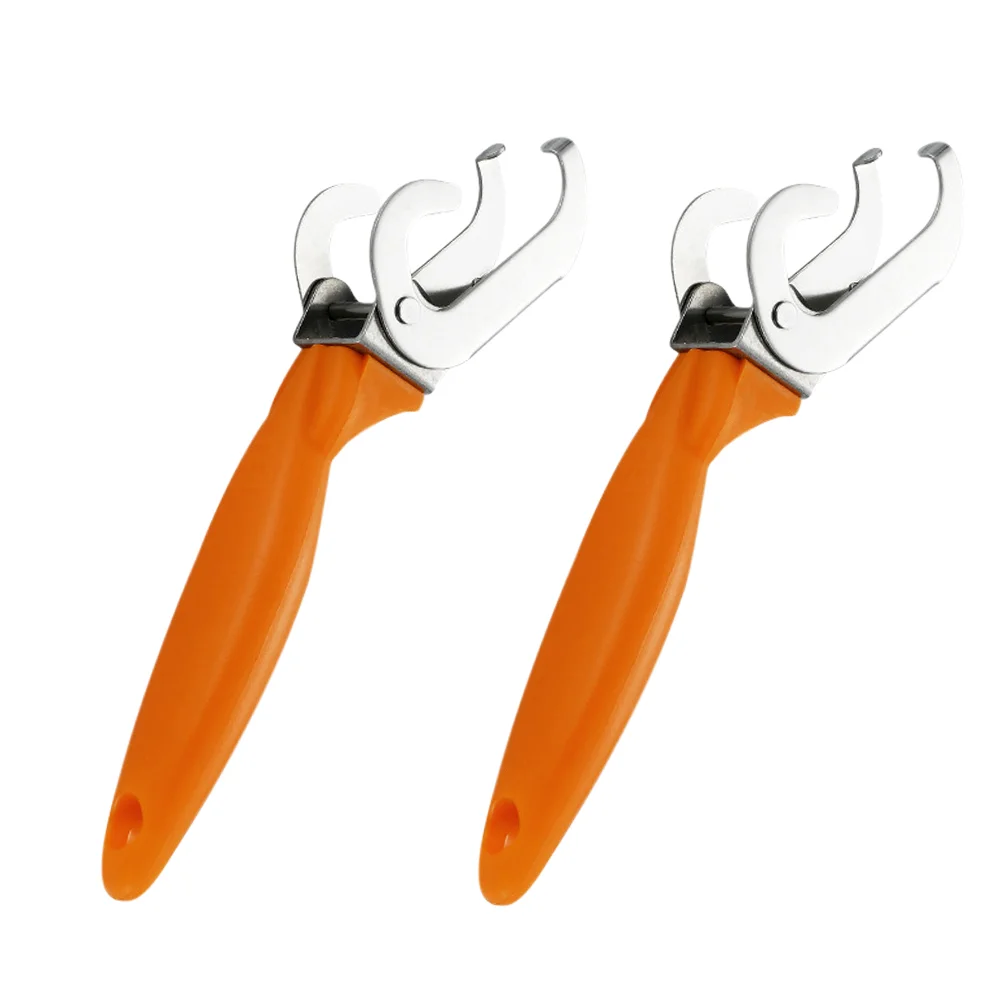 

2Pcs Kitchen Anti-Hot Bowl Plate Clamps Stainless Steel Anti-scalding Clamp Holders