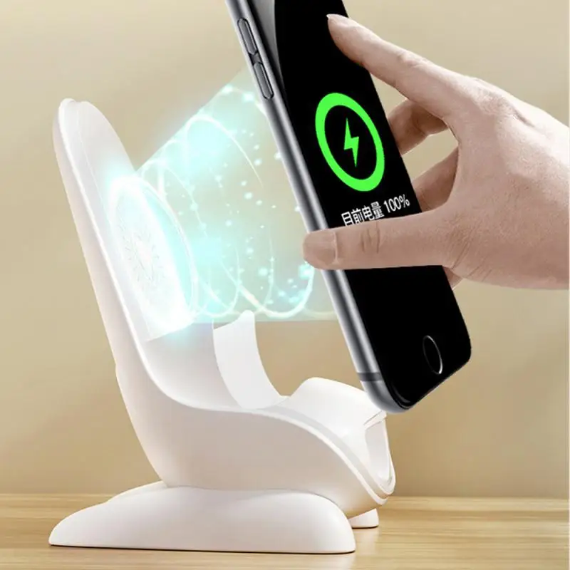 

15W Wireless Charger For IPhone 8 X XS 8 PLUS Samsung S9 S8 Note8 Huawei Mate RS Tablet Desktop Stand For Cell Charging Station