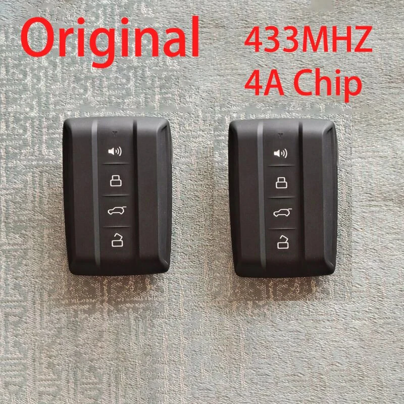 

OEM 4 кнопки 433 МГц для Great Wall GWM TANK 300 безключевой смарт-ключ с чипом 4A