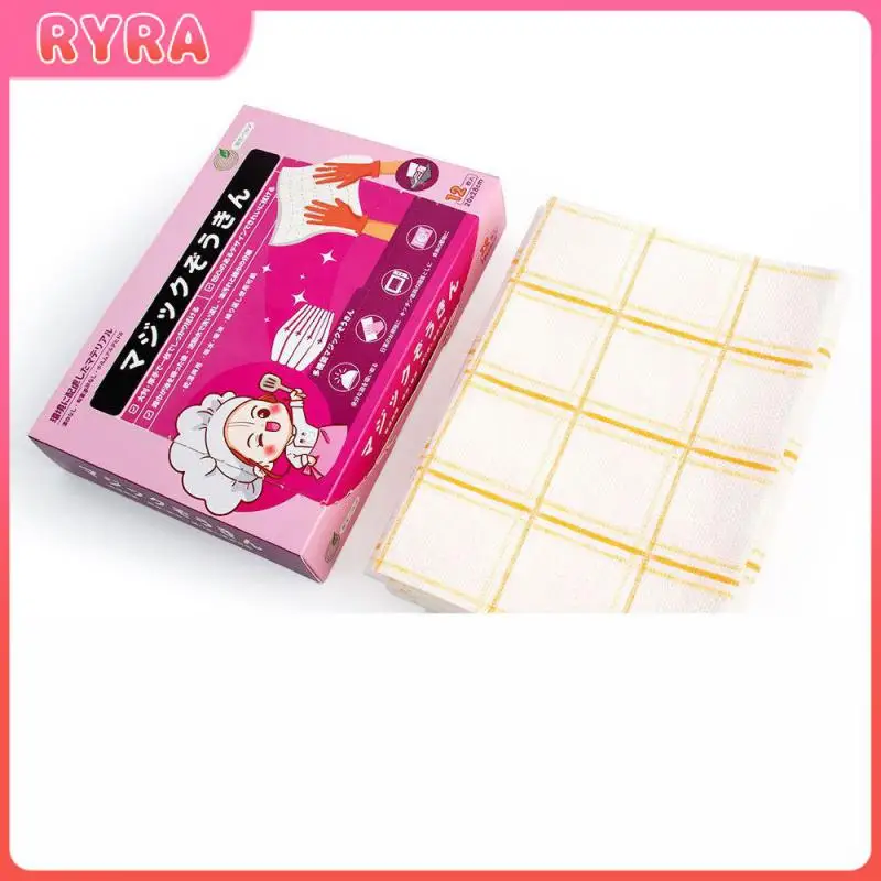 

Утолщенное полотенце для мытья посуды, моющее полотенце для влажной и сухой уборки, тряпка из хлопковой пряжи с натуральным разделением, домашние инструменты, современные многоразовые