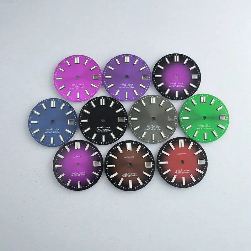 35 циферблат часов 36 28 5 мм аксессуары для циферблата синий C3 светящийся