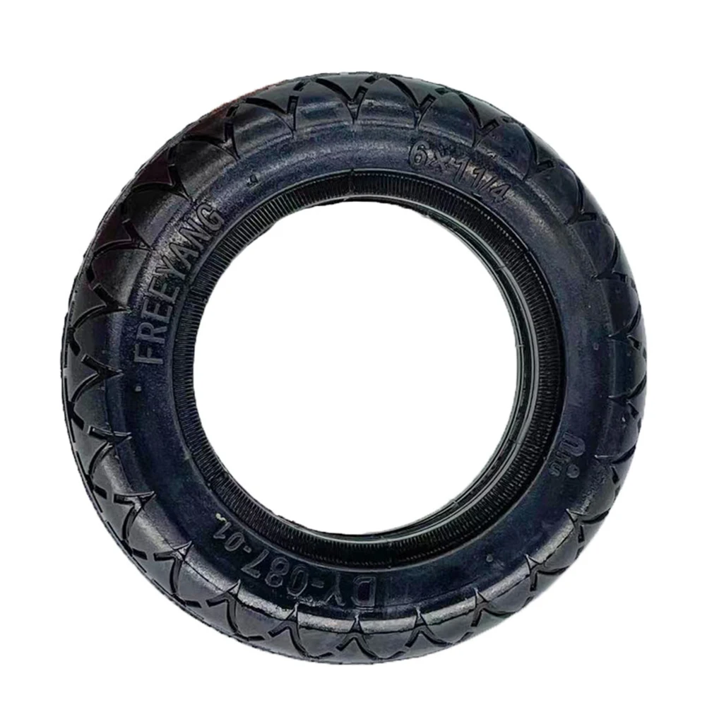 

6 Inch 6X1 1/4 Solid Tire Rubber For Folding Bicycle Electric Scooter Mini Electric Car Excellent Replacement Applications