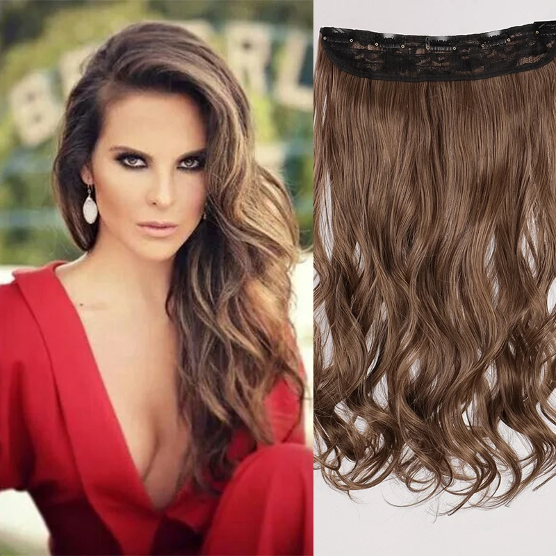 

MANWEI, синтетические волосы, красивые модные волнистые волосы, волосы, 5 зажимов в одном кусочке, шиньоны для женщин