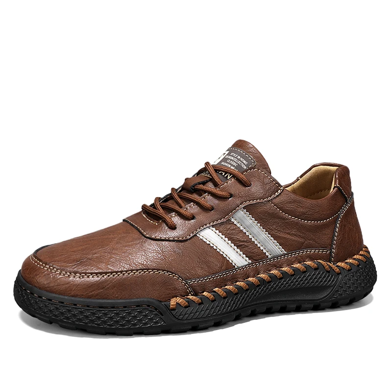 Модная брендовая мужская обувь летние и осенние дышащие спортивные черные