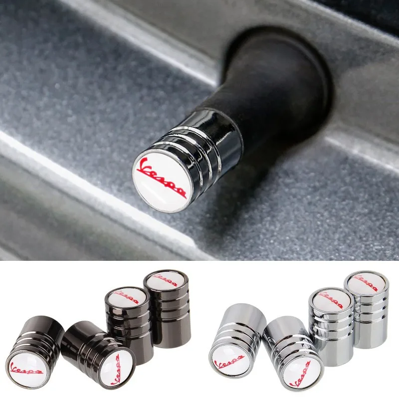 Автомобильные аксессуары колпачки для штока клапана наклейки на обод Vespa Gilera Derbi