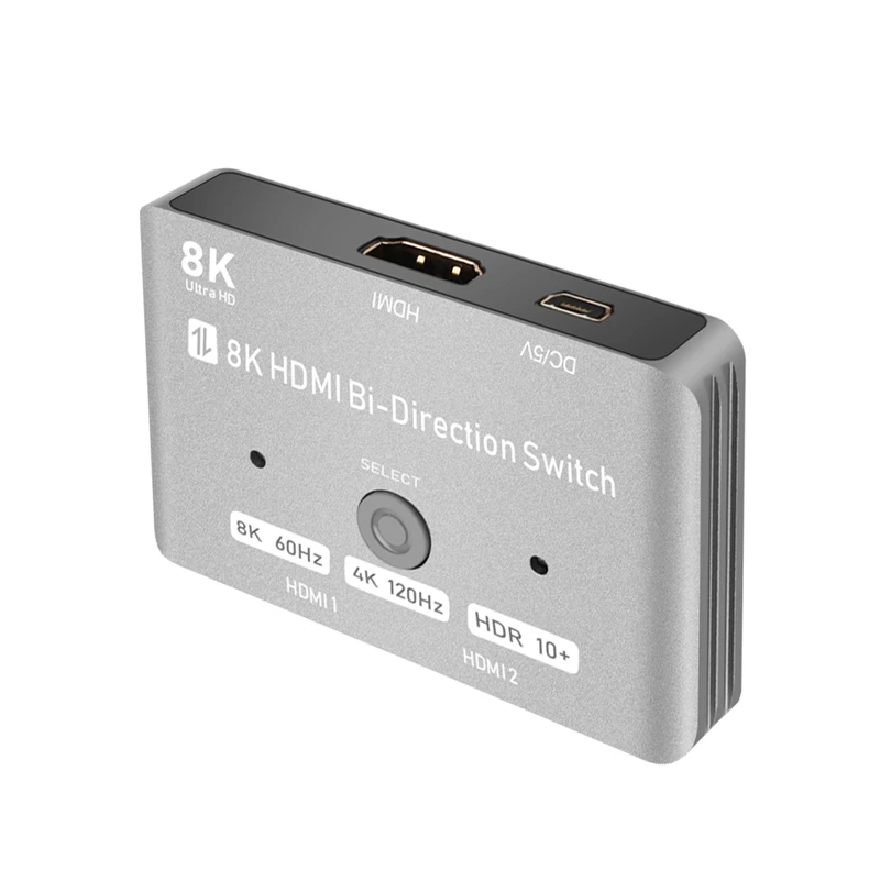 

8K UHD HDMI-Compatible Switch Bi-Directional 48Gbps Switcher Support 8K@60Hz 4K@120Hz