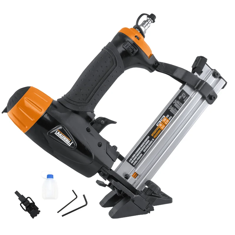 

Freeman PFBC940 Pneumatic 4-in-1 18-Gauge 1-5/8" Mini Flooring Nailer / Stapler