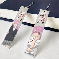 anime shikimoris not just a cutie stainless steel bookmark creative bookmarks 2199 stationery accessories