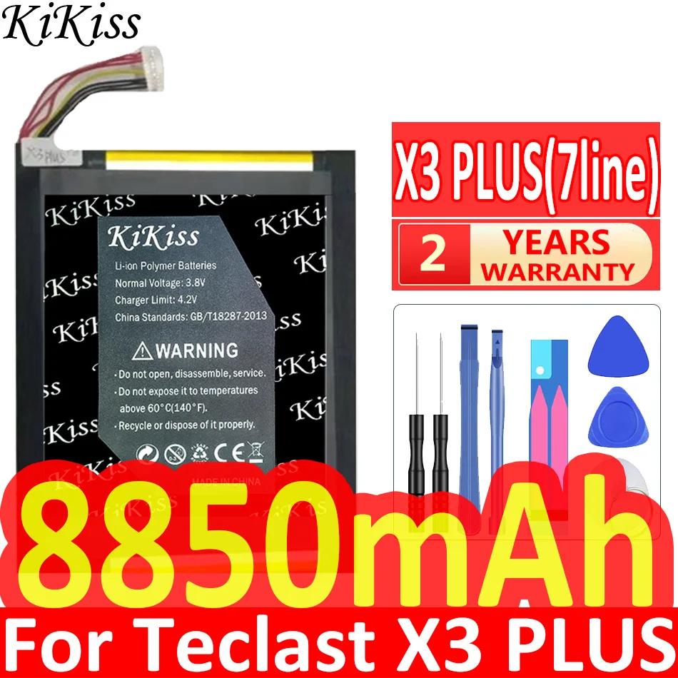 

8850mAh 9000mAh KiKiss Powerful Battery for Teclast X3 PLUS X3PLUS 7 Wire/X3 PLUS X3PLUS 9 Wire