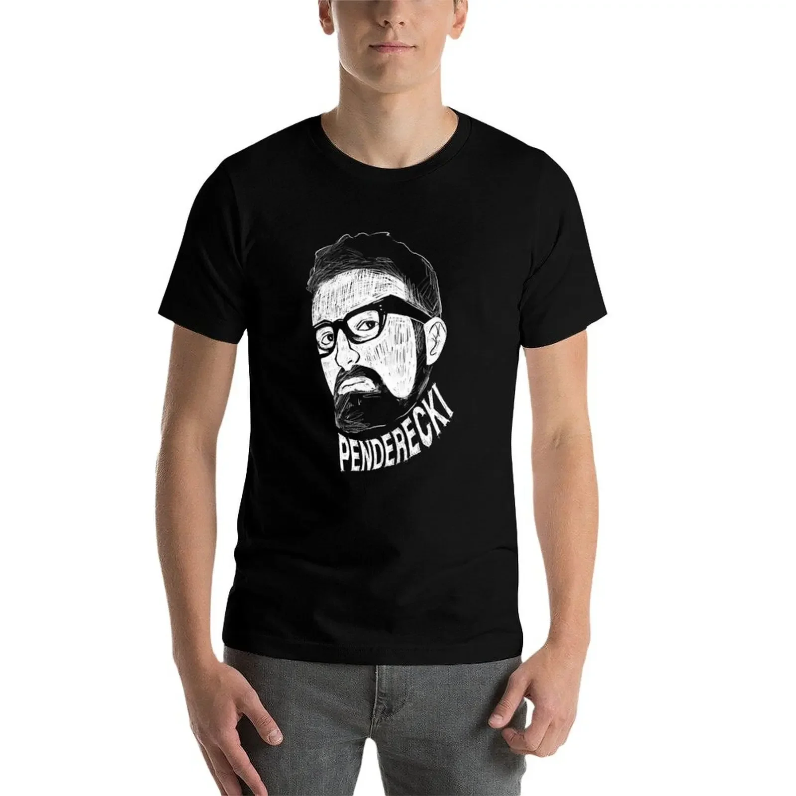 Krzysztof Penderecki Shirt футболка уличная одежда для мальчика большого размера с рисунком