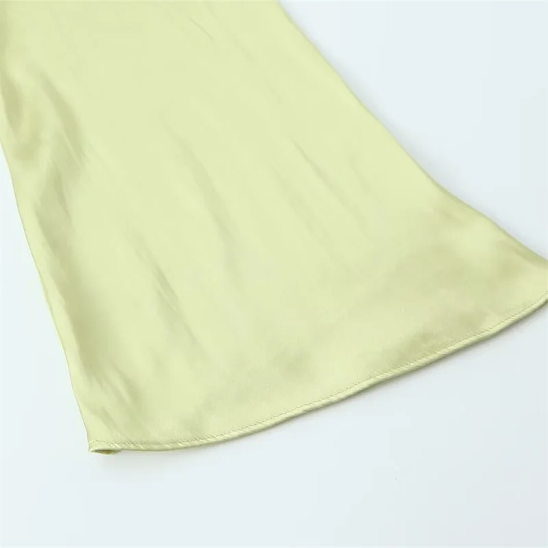 Новинка 2024 Женская атласная рубашка KEYANKETIAN с бантом на шнуровке осенний офисный