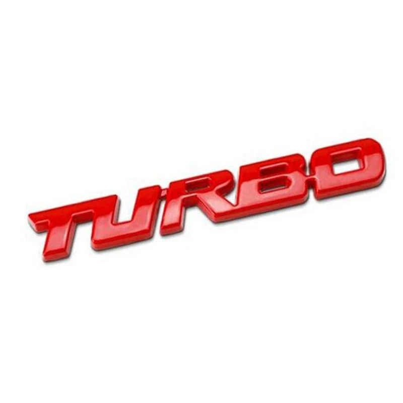 

Металлическая Наклейка для автомобиля TURBO 3D, Стилизация кузова автомобиля, эмблема, наклейка, гальваническое покрытие, цинковый сплав, аксессуары для украшения автомобиля