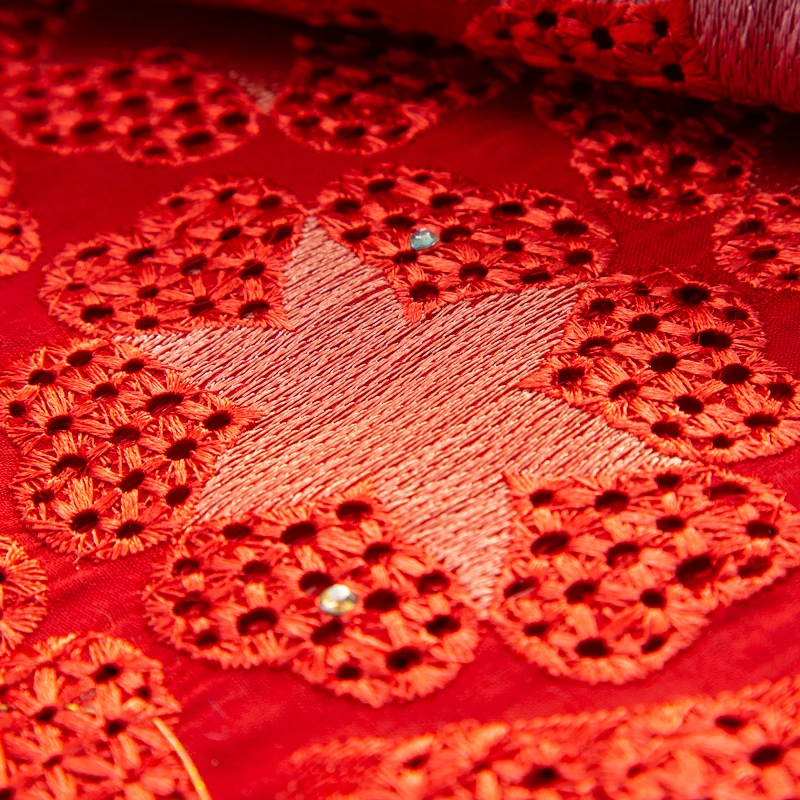 Африканская швейцарская версия 2023 последняя нигерийская вышивка хлопковое