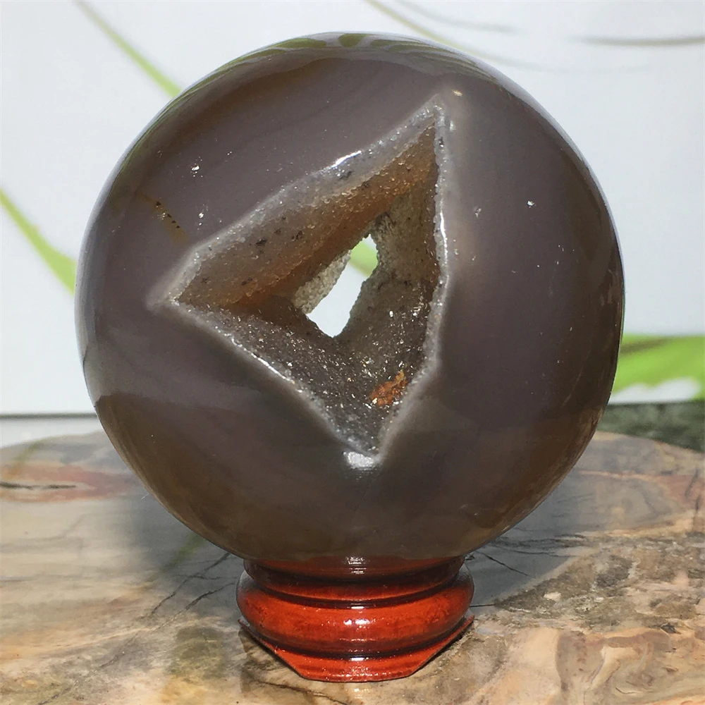 

Natural Geode Sphere Druzy Agate Quartz Crystal Voog Ball Craft Collection Mineral Stone Gem Rock Home Decoration Souvenir Gift