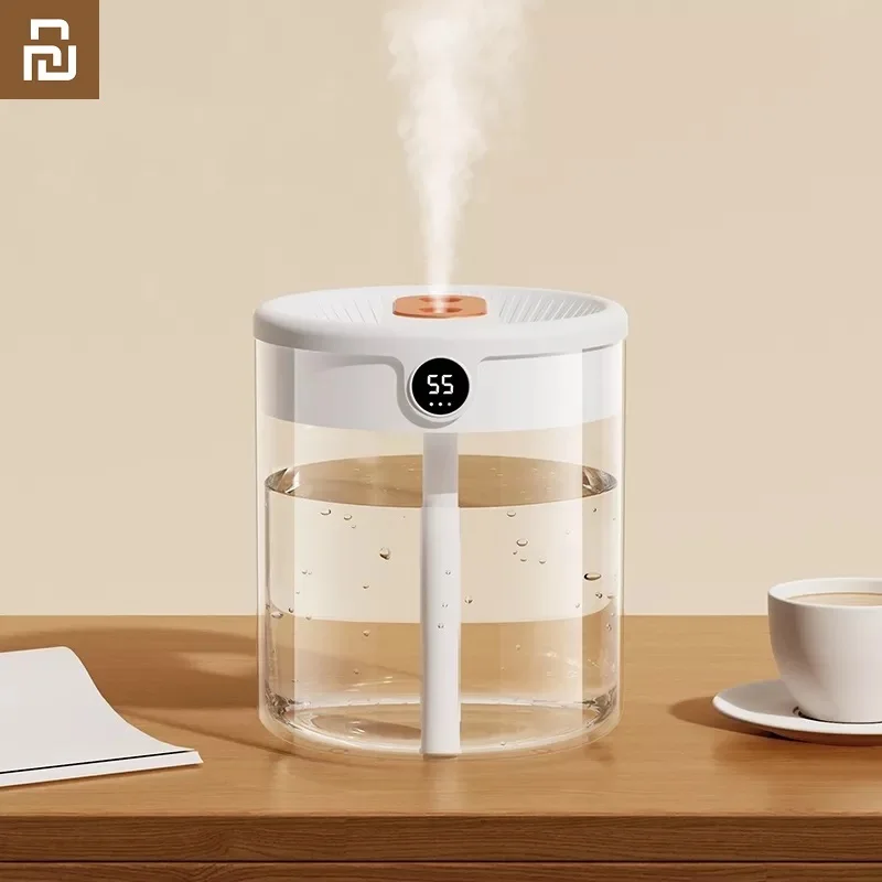 

Портативный USB-распылитель Youpin емкостью л светодиодный Ной распылитель, светодиодная подсветка, очиститель воздуха, увлажнитель воздуха дл...