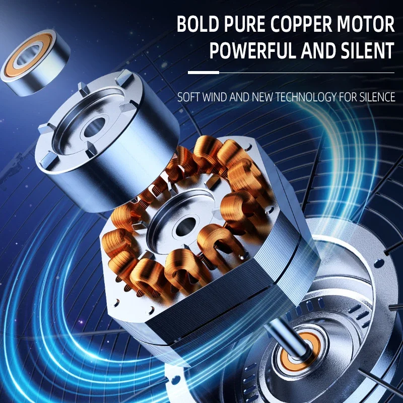 Напольный вентилятор на солнечной батарее 16-дюймовые вентиляторы с