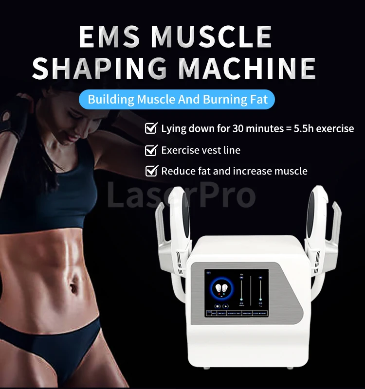 

EMSlim Weight Loss Electromagnetic EMS Body Slimming Fat Reduce Bulid Muscle Stimulate Portable HIEMT Machine For Fat Removal