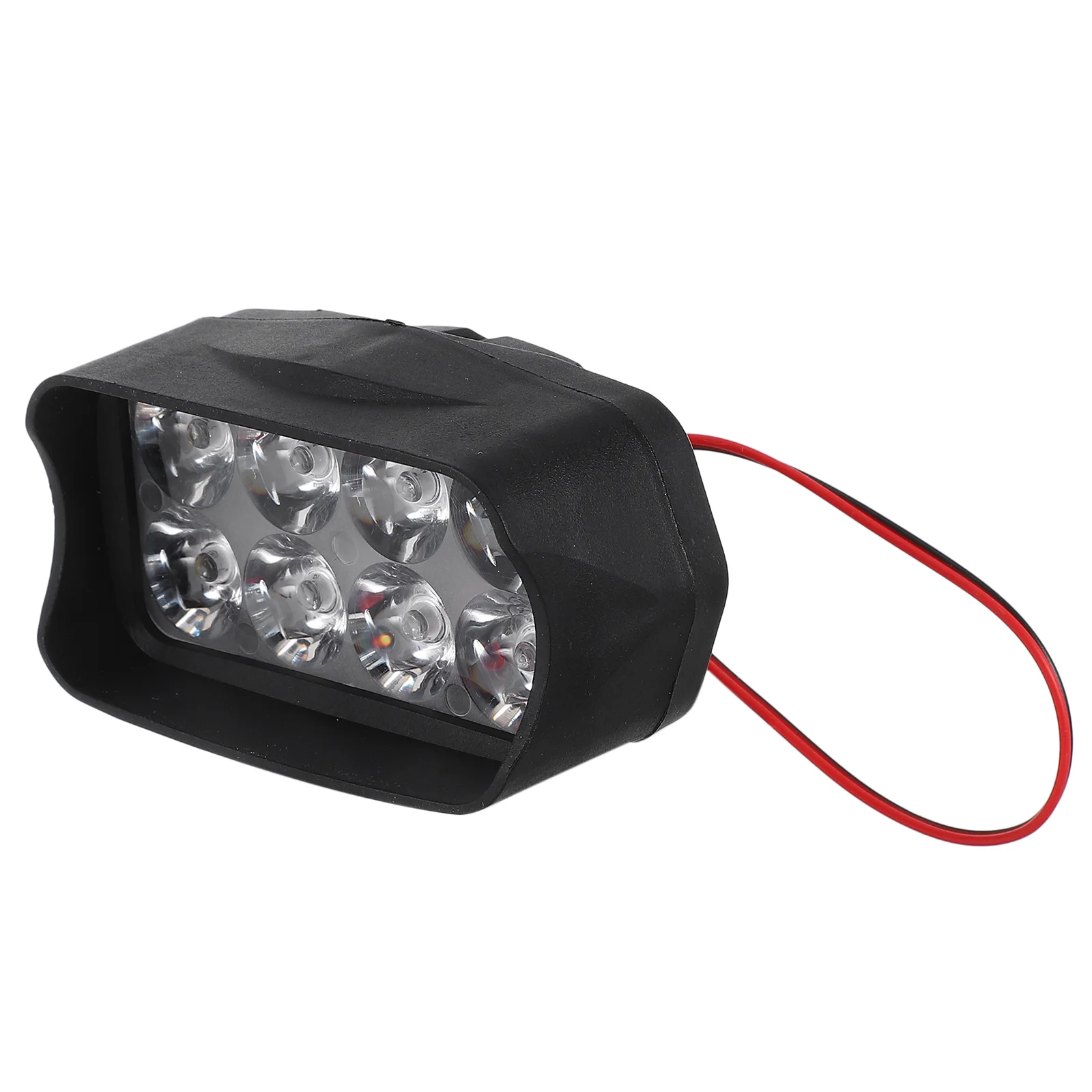 

Led Motorcycle Headlight Motorcycle Car 9X7.3cm Auxiliary Black Aluminum Alloy Kit