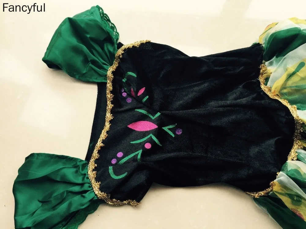 Платье принцессы Анны для взрослых аниме косплея модный праздничный костюм