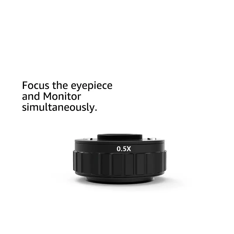 Фото Адаптер 1/2 x C-Mount Lens SZMCTV для тринокулярного стереомикроскопа VGA USB видеокамеры №2