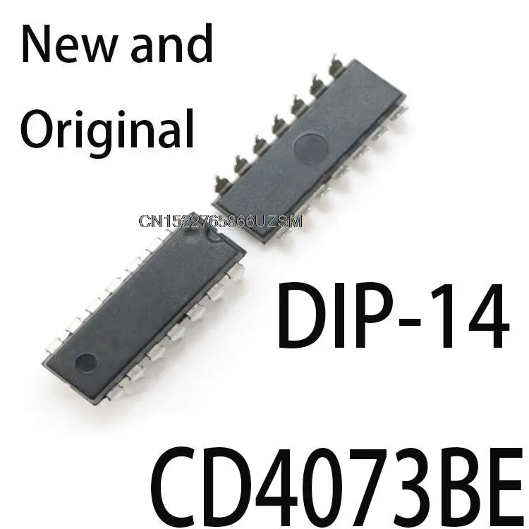 10 шт. новые и оригинальные DIP CD4073 DIP-14 4073BE DIP14 CD4073BE