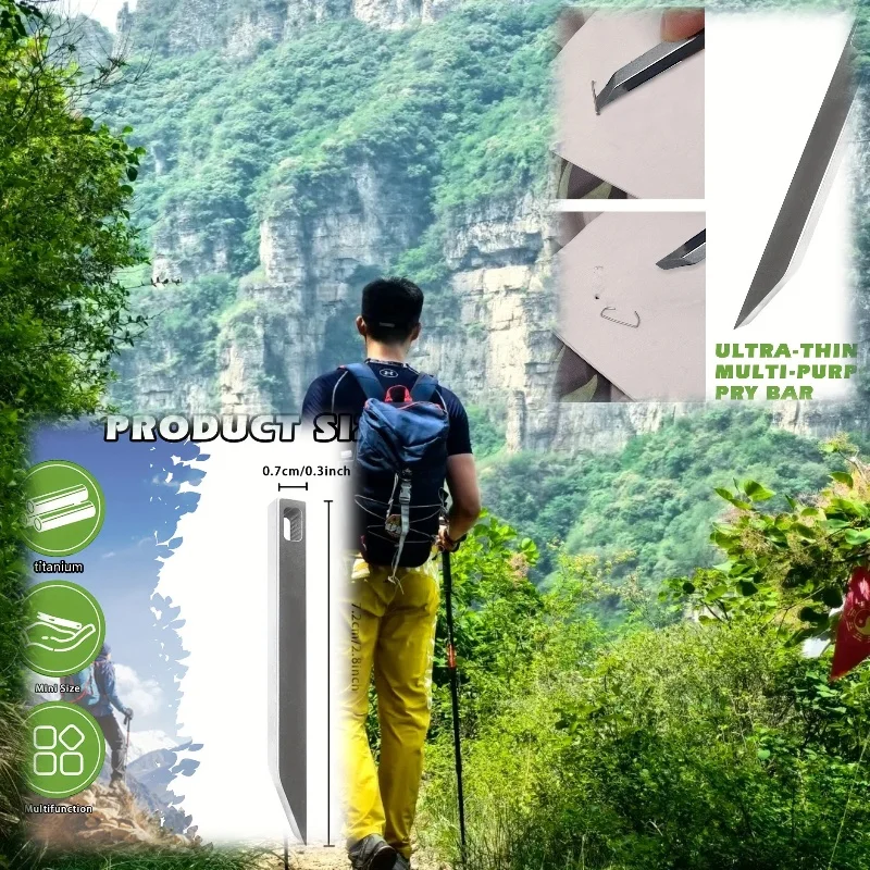 Сверхмощный лом брелок монтировка небольшие прочные аксессуары простая в