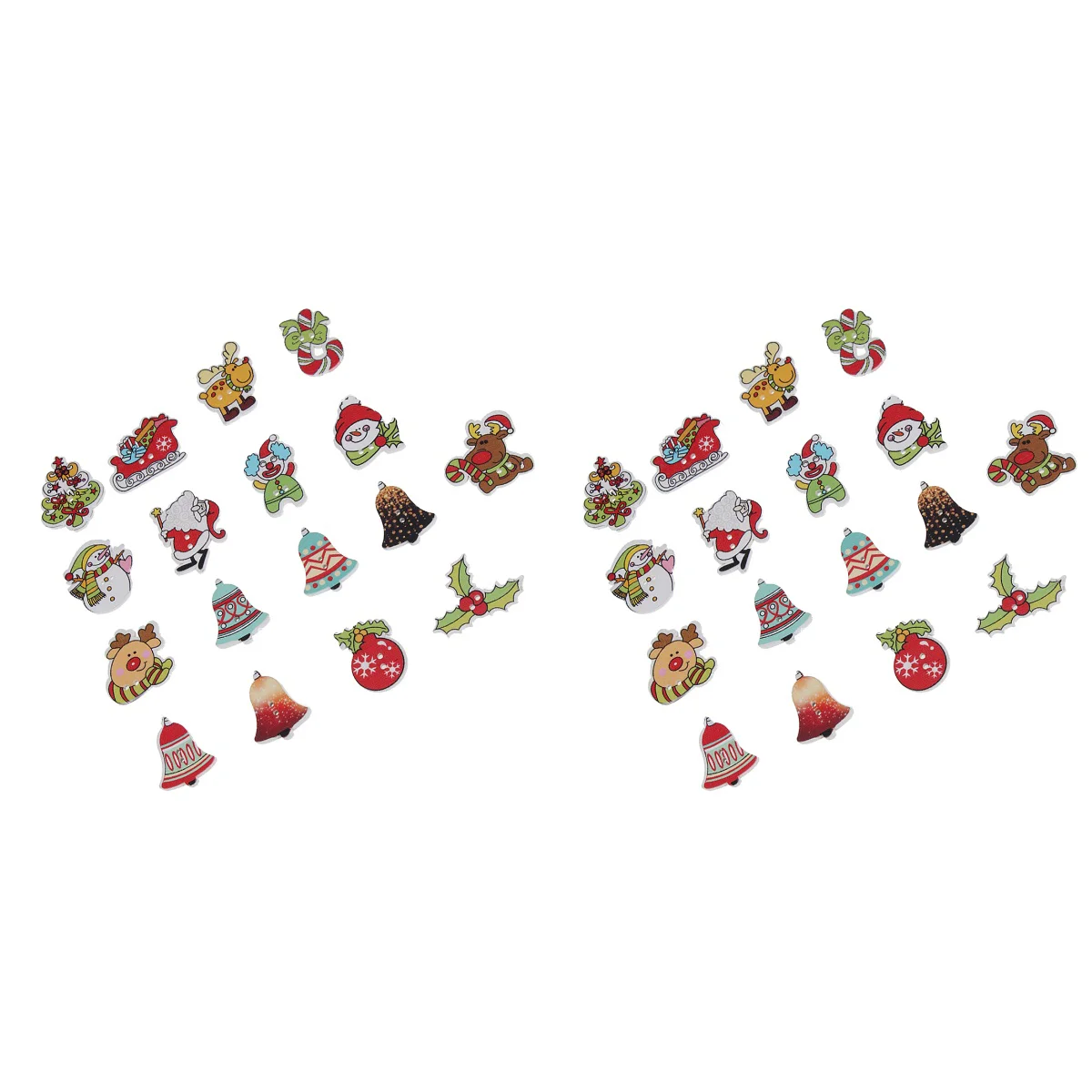 

Buttons Christmas Sewing Holes Button Knitting Woodclothes Decorativecltohes Diy Scrapbooking Slices Embellishments Party Gifts