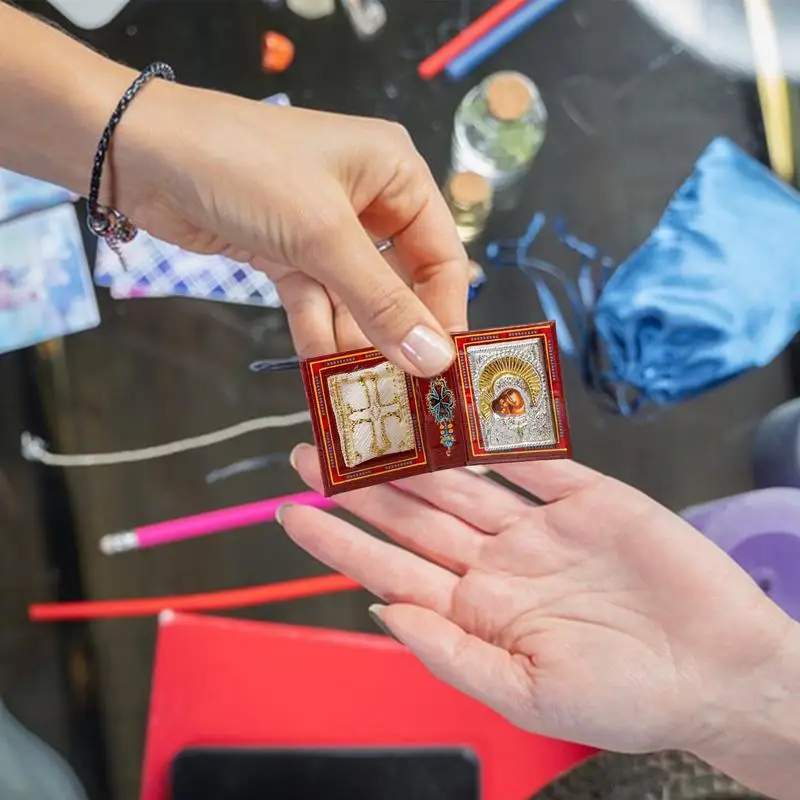 Маленький Евангелиевый Амулет Украшение Христианский Евангелие с Иисусом