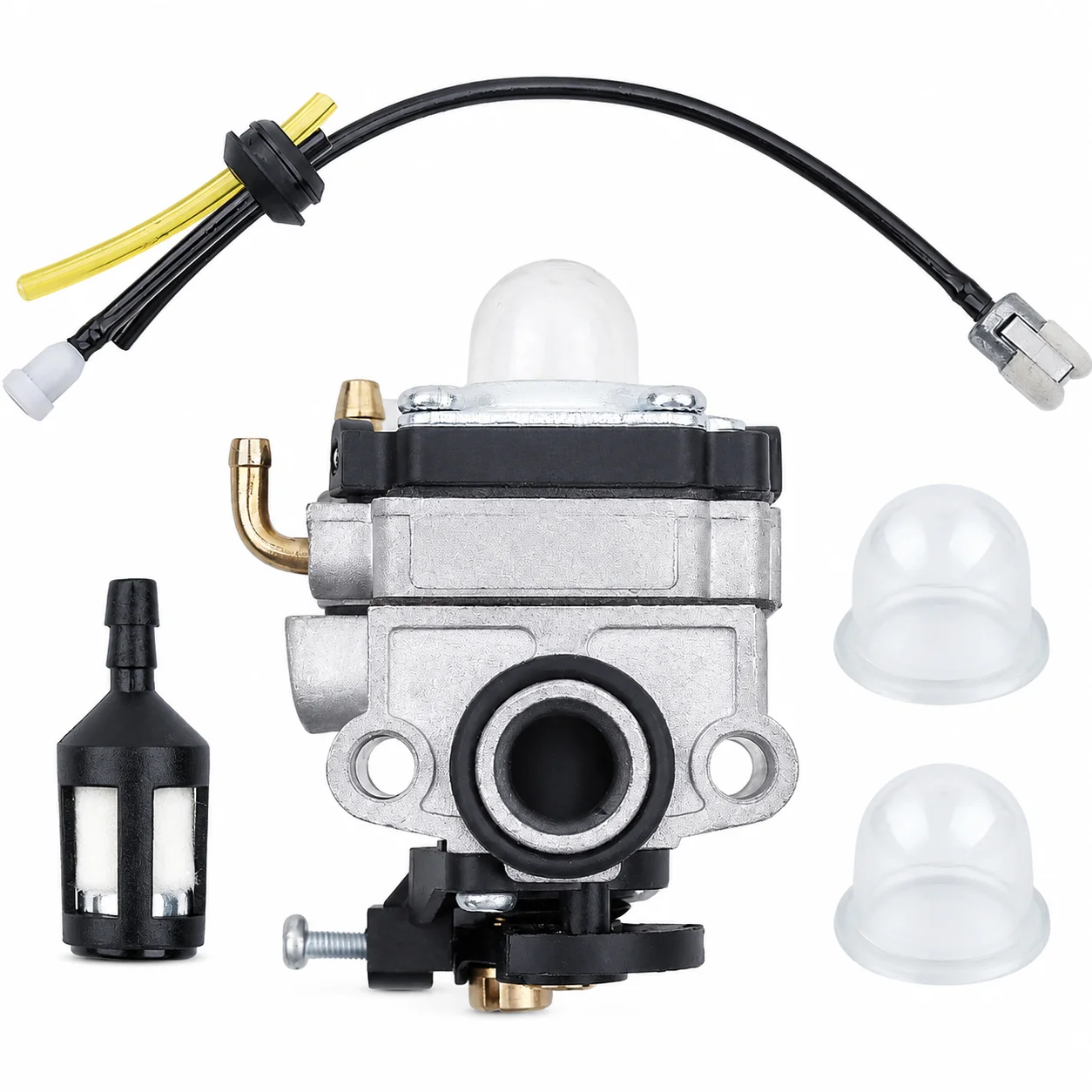 Фото Комплект карбюратора для Troy-Bilt TB525CS TB575SS TB475SS TB490BC TB425CS MTD MP425 MP426CS MP475 Ryobi 825R 650R, замена 753-1225 №1
