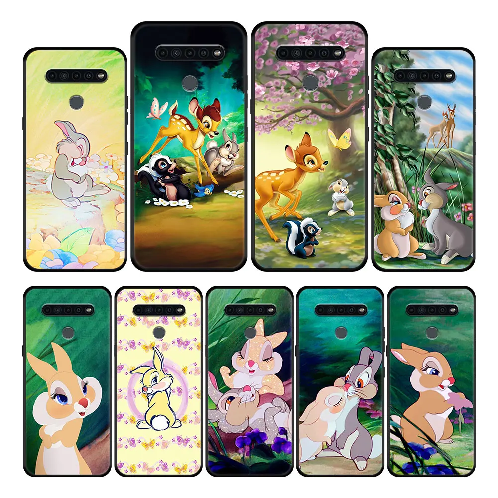 

For LG K50s K40 G6 G7 K41s K40s K61 K92 5G K42 K71 G8 K50 K51s Disney Bunny Rabbite Bag Cell Celular Case