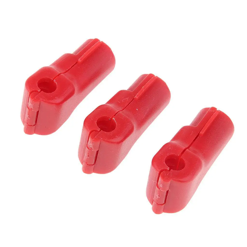 

100x Shop Anti-Lost Hanging Display Hook Stop Lock for Store Anti-Theft Red 4 5mm