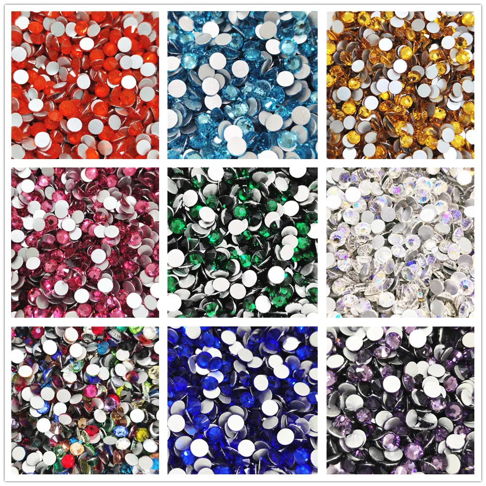 

ss3~ss20 AAA High Quality Crystal Non-Repair Rhinestones Super Bright Glass Rhinestones 3D Nail Art Decoration DIY Dress Costume