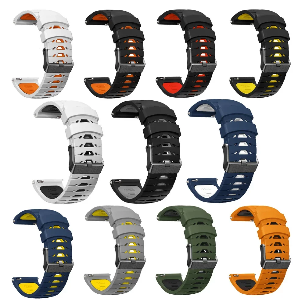 Фото Силиконовый браслет 22 мм для Huami Amazfit GTR, ремешок 47 мм для Xiaomi Amazfit GTR 4 3 GTR4 GTR3 Pro 2, ремешок для умных часов Correa №2
